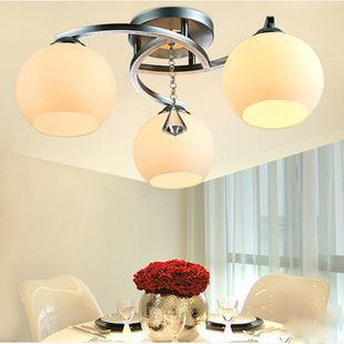 燈飾新品速遞 BT303-3奶白吸頂燈，簡約大氣點亮現代家居